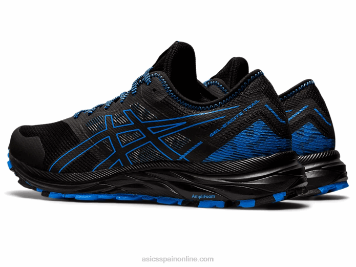 rastro de excitación de gel Asics 4L68904 costa negra/azul