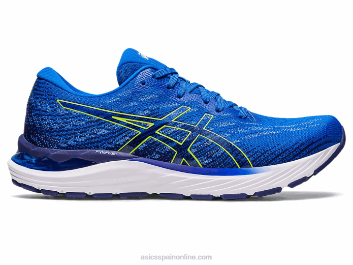 tejido gel-stratus 3 Asics 4L68248 azul eléctrico/amarillo de seguridad