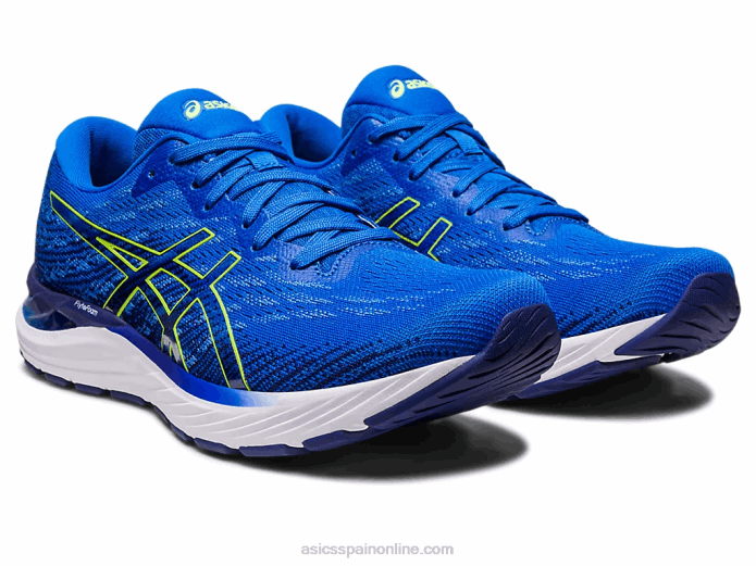 tejido gel-stratus 3 Asics 4L68248 azul eléctrico/amarillo de seguridad