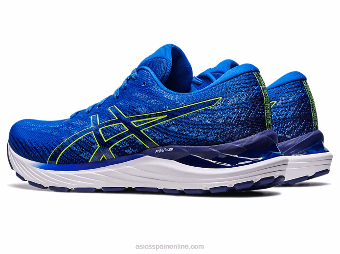 tejido gel-stratus 3 Asics 4L68248 azul eléctrico/amarillo de seguridad