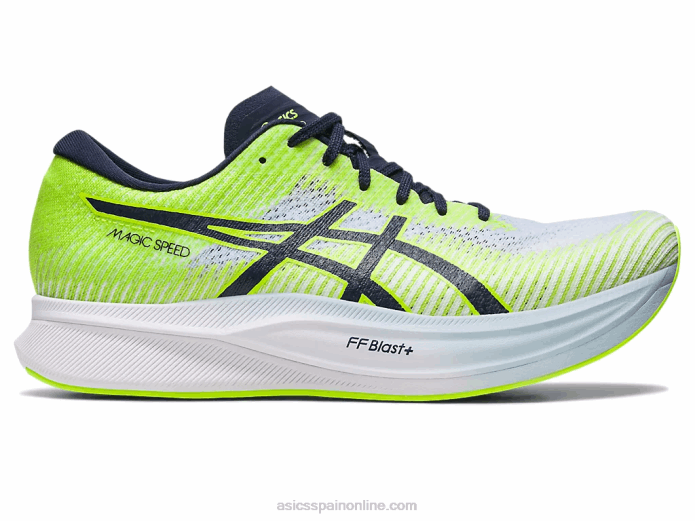 velocidad mágica 2 Asics 4L68453 peligro verde/medianoche