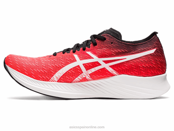velocidad mágica Asics 4L681900 amanecer rojo/blanco
