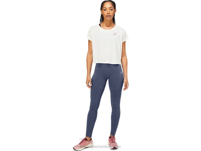 camiseta de manga corta nagare para mujer Asics 4L683701 abedul