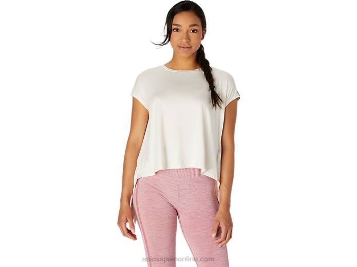 camiseta de manga corta para mujer Asics 4L683667 abedul
