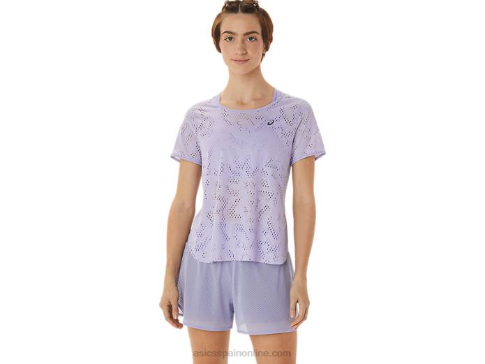 camiseta de manga corta ventilate actibreeze para mujer Asics 4L683035 vapor