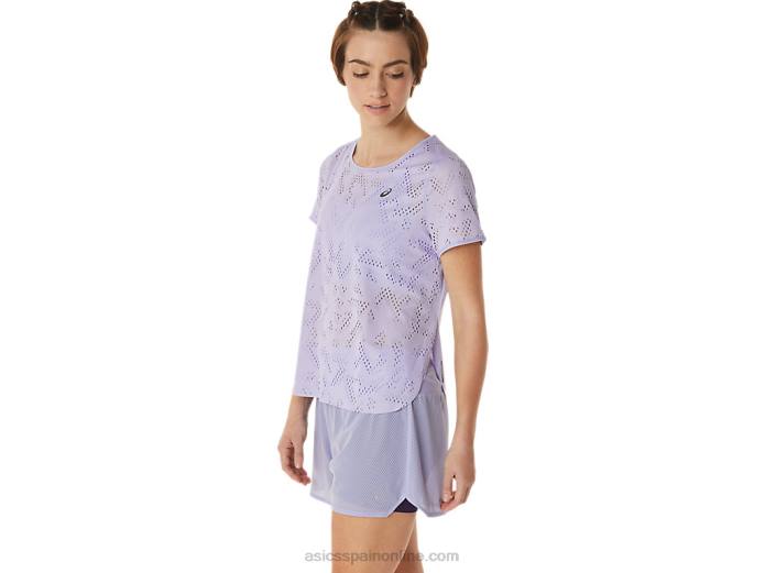 camiseta de manga corta ventilate actibreeze para mujer Asics 4L683035 vapor