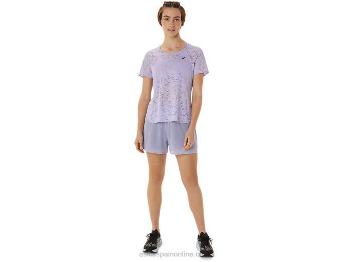 camiseta de manga corta ventilate actibreeze para mujer Asics 4L683035 vapor