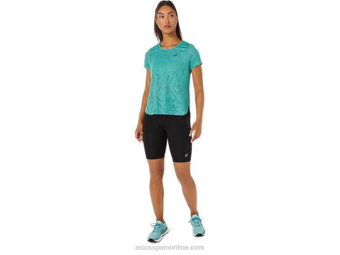 camiseta de manga corta ventilate actibreeze para mujer Asics 4L683255 sabio