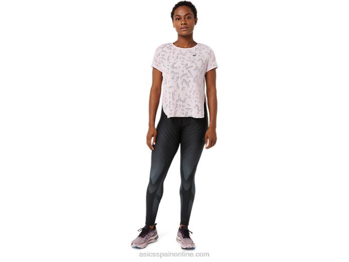 camiseta de manga corta ventilate actibreeze para mujer Asics 4L683471 apenas rosa
