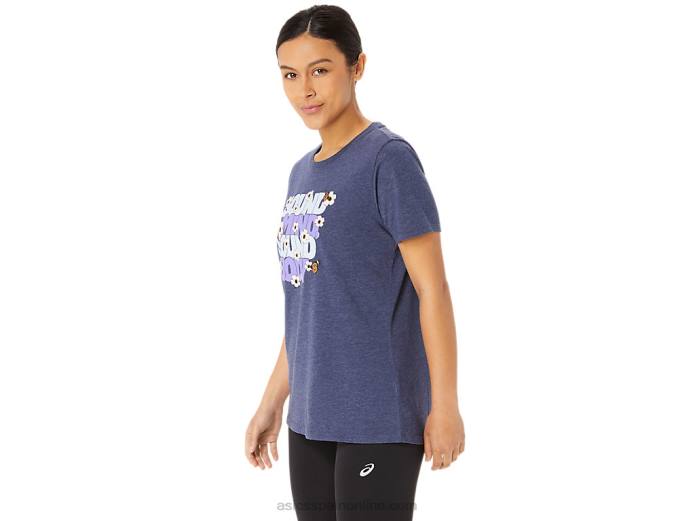 equipo de eslogan monarca femenino Asics 4L682163 brezo chaquetón