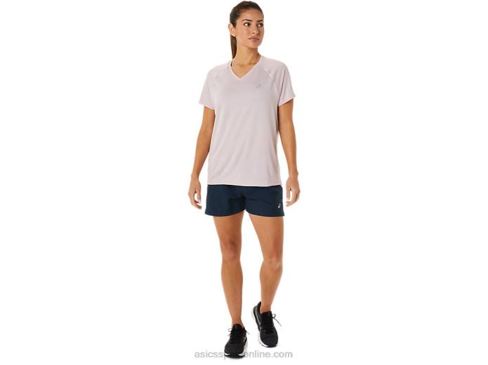 lyte cuello en v de mujer listo para usar Asics 4L683264 apenas rosa brezo