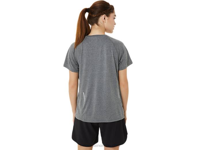 lyte cuello en v de mujer listo para usar Asics 4L683377 brezo gris oscuro