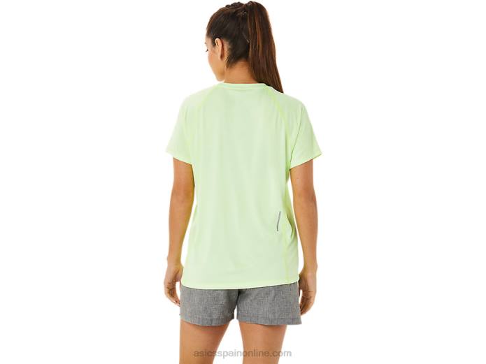 lyte cuello en v de mujer listo para usar Asics 4L683396 iluminar brezo amarillo
