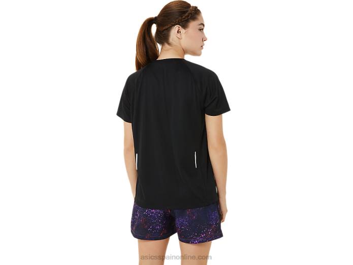 lyte cuello en v de mujer listo para usar Asics 4L683498 rendimiento negro