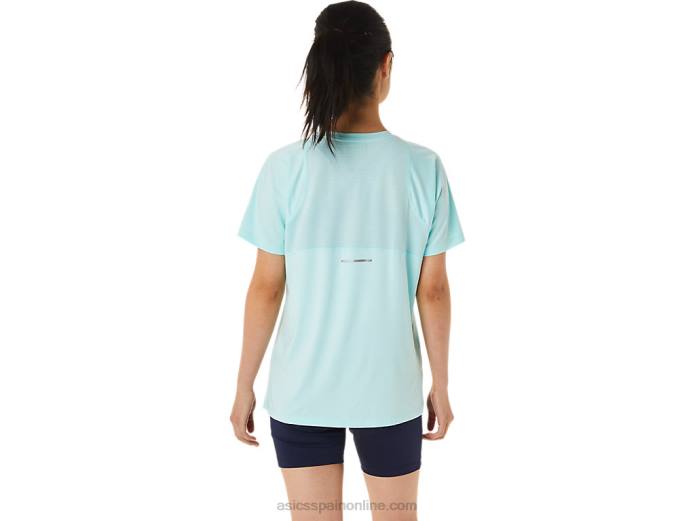 manga corta pr lyte run mujer Asics 4L683391 azul claro