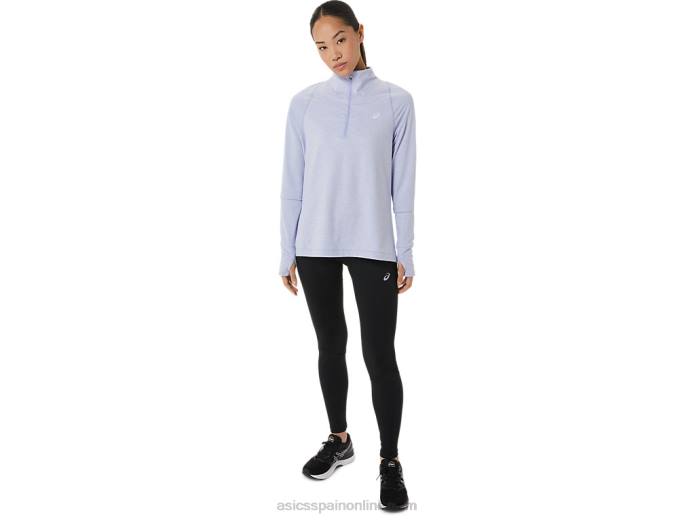 media cremallera de mujer thermopolis Asics 4L682958 brezo de vapor