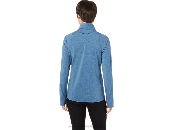 media cremallera lam thermopolis mujer Asics 4L683652 brezo azul mako