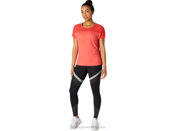 parte superior de las mujeres Asics 4L683798 Toronja rosa