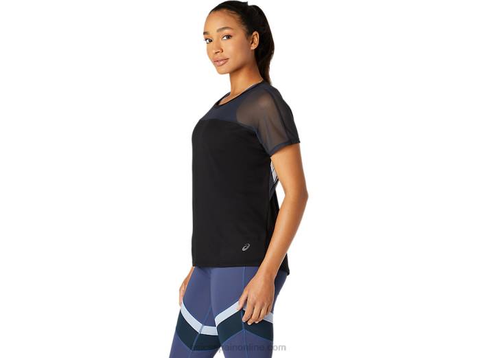 parte superior de las mujeres Asics 4L683843 rendimiento negro
