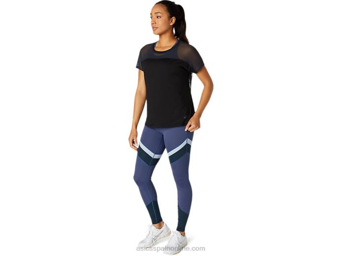 parte superior de las mujeres Asics 4L683843 rendimiento negro
