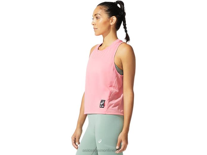 tanque de sakura de mujer Asics 4L683970 pétalo de durazno