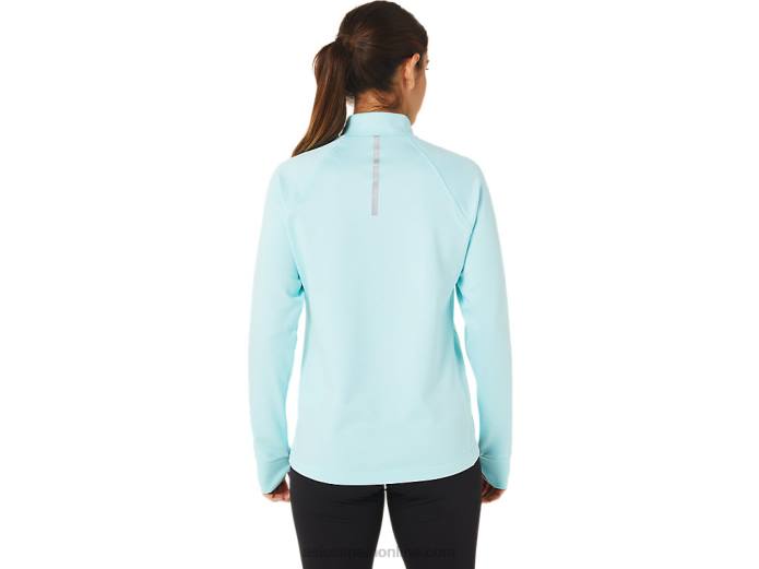 thermopolis mujer 1/4 zip Asics 4L683039 brezo azul claro