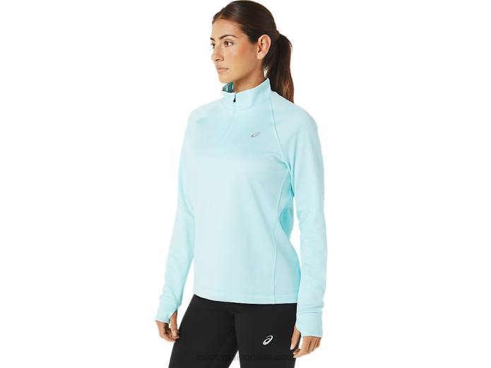 thermopolis mujer 1/4 zip Asics 4L683039 brezo azul claro