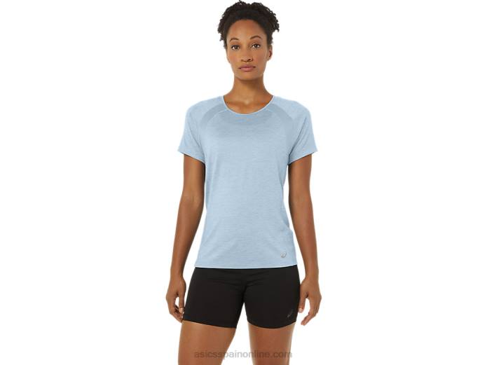top c110 de manga corta pr lyte para mujer Asics 4L682166 cielo