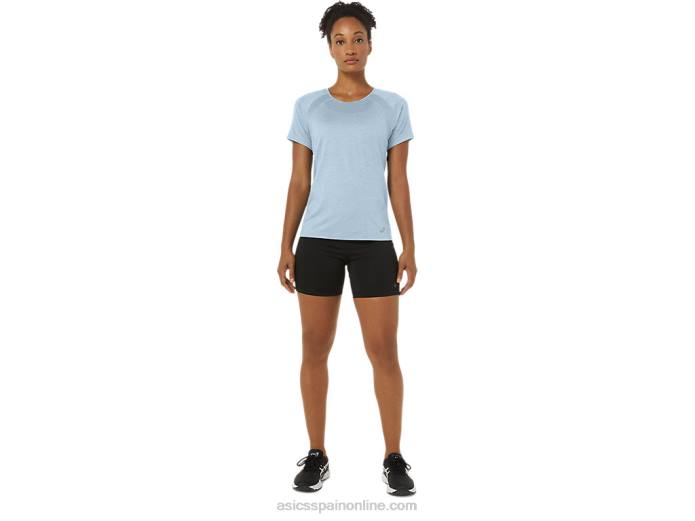top c110 de manga corta pr lyte para mujer Asics 4L682166 cielo