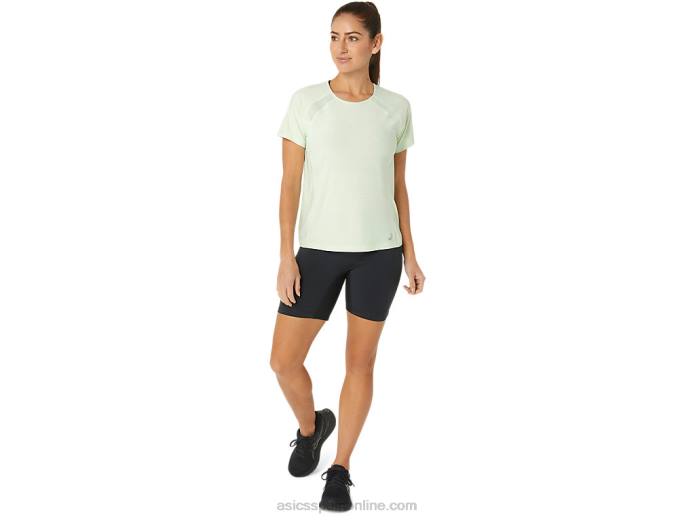 top c110 de manga corta pr lyte para mujer Asics 4L682173 susurro verde