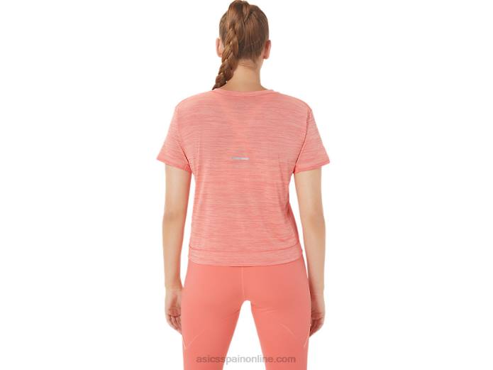 top corto de carrera para mujer Asics 4L682238 papaya/guayaba