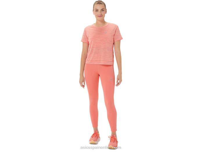 top corto de carrera para mujer Asics 4L682238 papaya/guayaba