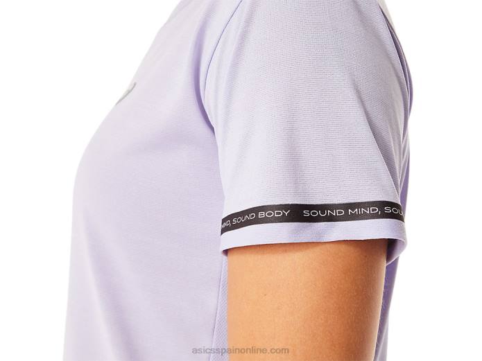 top corto de carrera para mujer Asics 4L683001 vapor