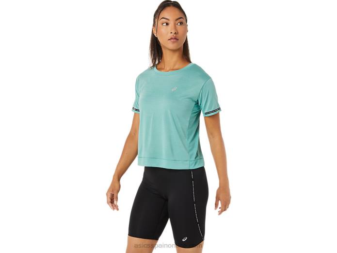 top corto de carrera para mujer Asics 4L683254 sabio