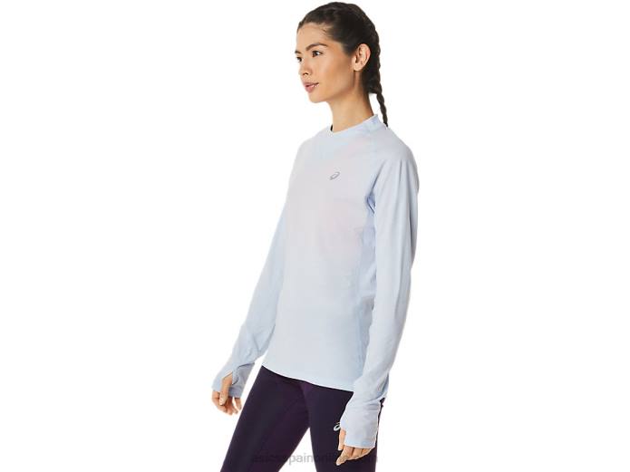 top de manga larga de invierno para mujer Asics 4L682798 cielo suave