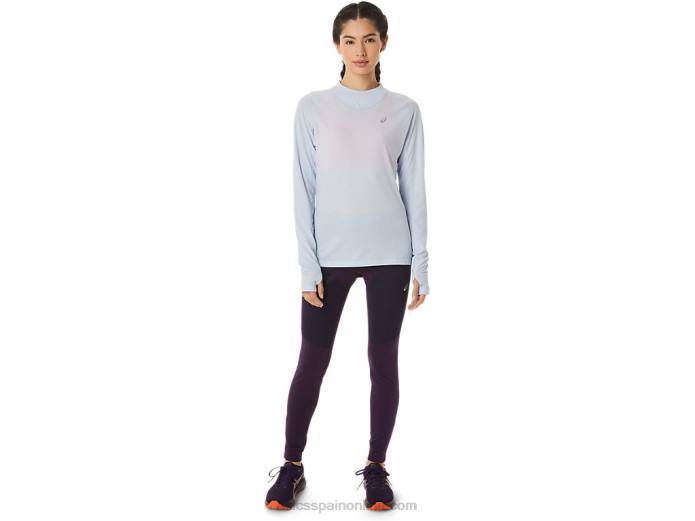 top de manga larga de invierno para mujer Asics 4L682798 cielo suave