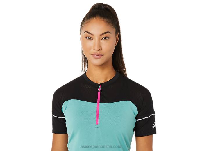 top fujitrail mujer Asics 4L683401 salvia/negro rendimiento