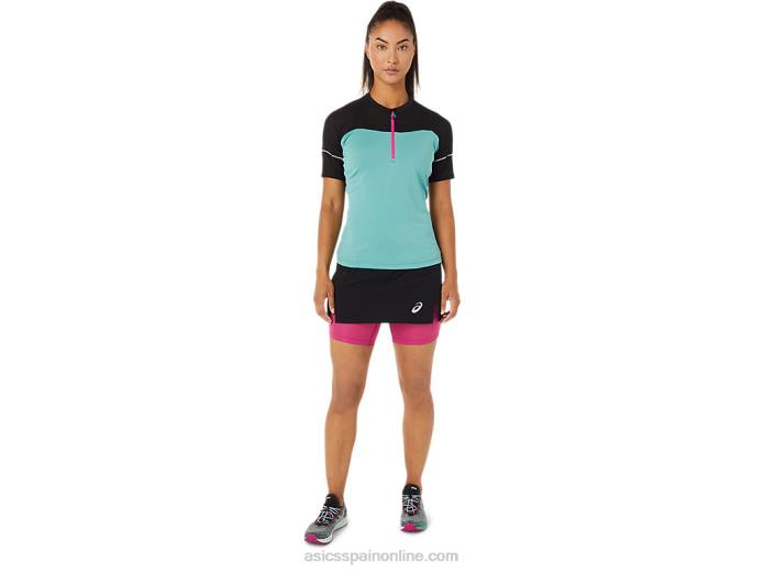 top fujitrail mujer Asics 4L683401 salvia/negro rendimiento