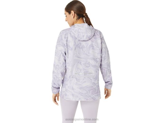 chamarra plegable pr lyte para mujer Asics 4L682318 gota de sumi violeta anochecer