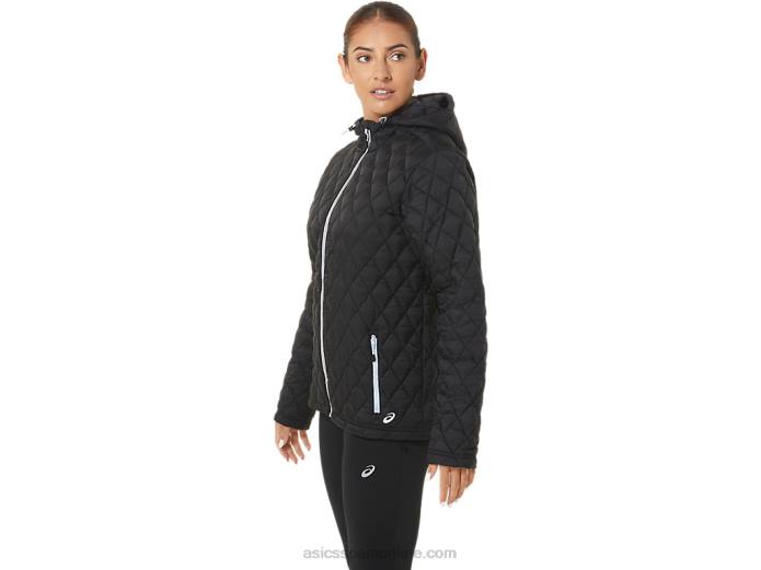 chaqueta con aislamiento de alto rendimiento para mujer Asics 4L682721 rendimiento negro/cielo suave