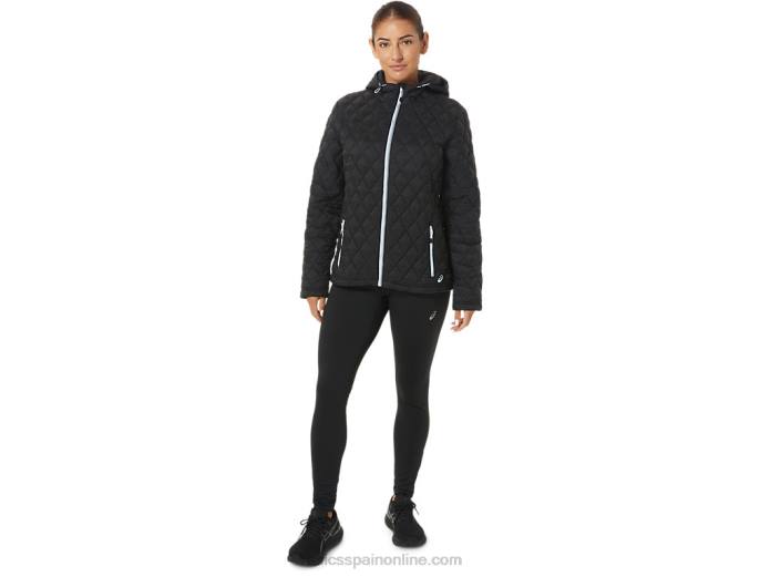 chaqueta con aislamiento de alto rendimiento para mujer Asics 4L682721 rendimiento negro/cielo suave