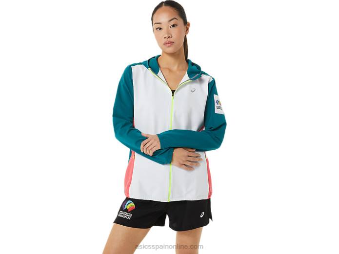 chaqueta confeccionada mujer color block wch Asics 4L683212 multi