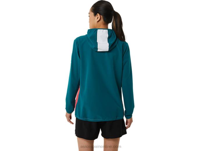 chaqueta confeccionada mujer color block wch Asics 4L683212 multi