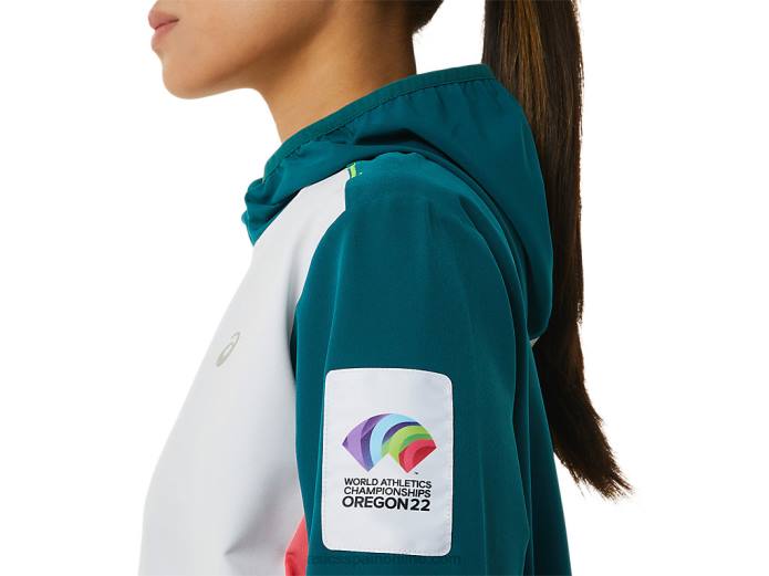 chaqueta confeccionada mujer color block wch Asics 4L683212 multi