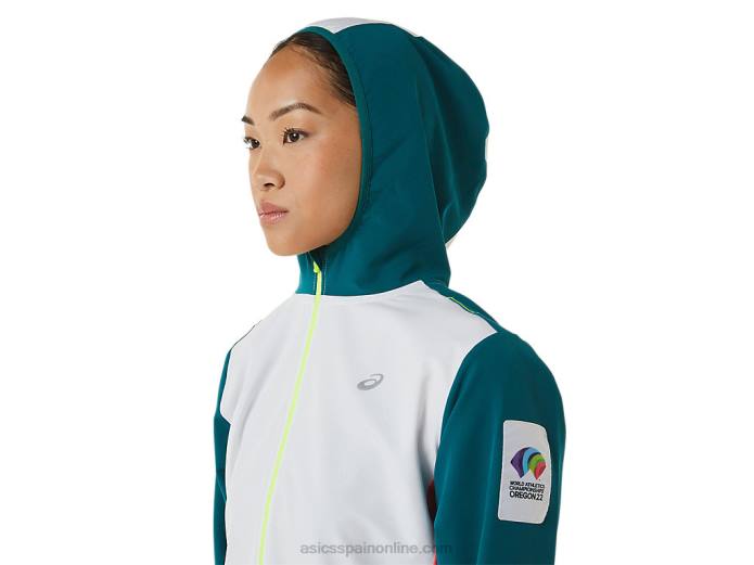 chaqueta confeccionada mujer color block wch Asics 4L683212 multi
