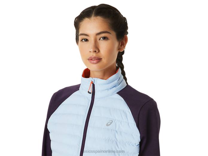 chaqueta de correr de invierno para mujer Asics 4L682825 sombra de noche brezo/cielo suave