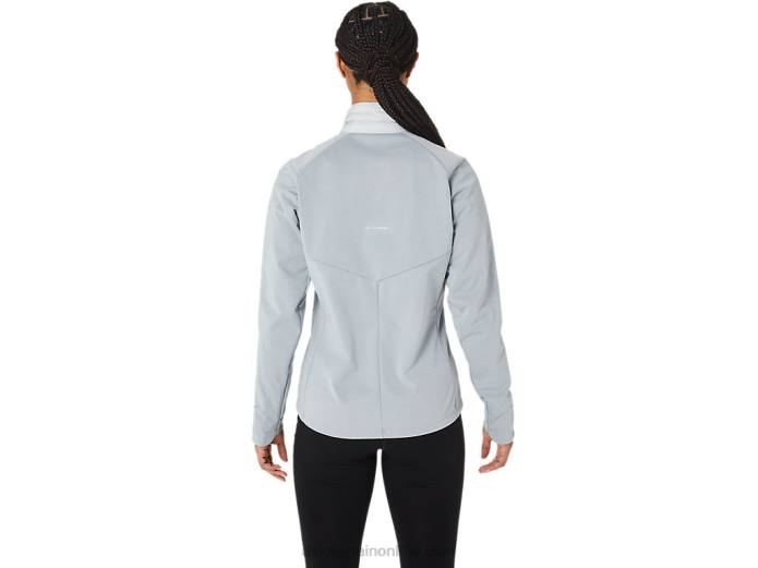 chaqueta de correr de invierno para mujer Asics 4L682827 brezo gris glaciar