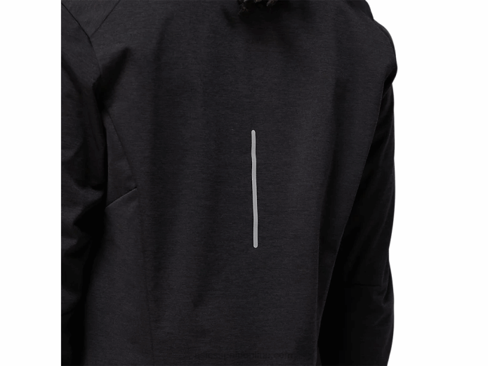 chaqueta de invierno de mujer lite-show Asics 4L683646 rendimiento negro brezo