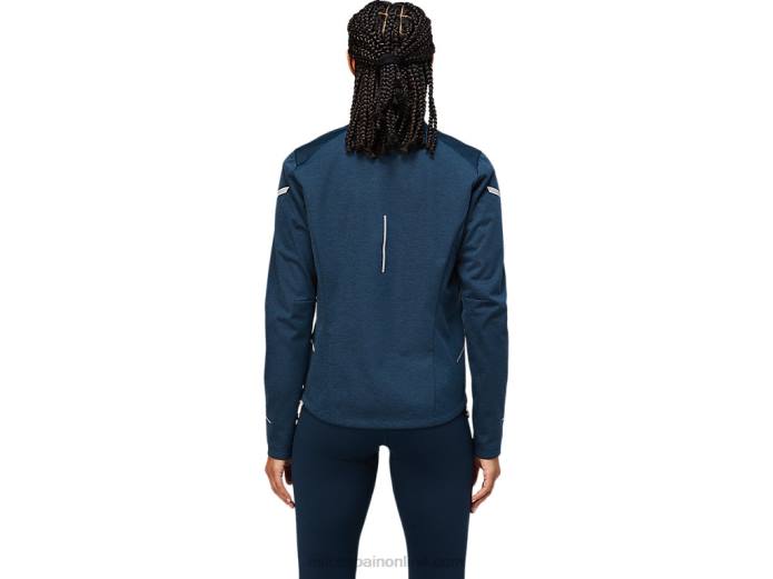 chaqueta de invierno de mujer lite-show Asics 4L683653 brezo azul francés
