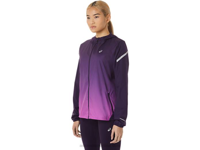 chaqueta de mujer lite-show Asics 4L682790 sombra de noche/orquídea
